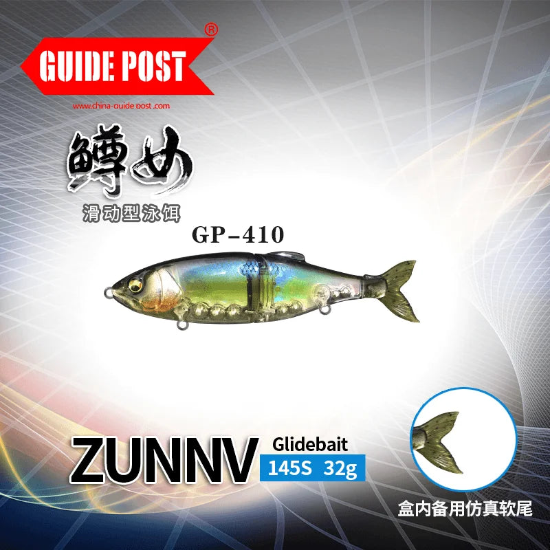 FISH PIERCING LURES 145mm/35g Slow-Sinking Pencil Lure - 2-Section Swimbait for Trout/Bass, Long Casting & Lifelike Action Glidebait