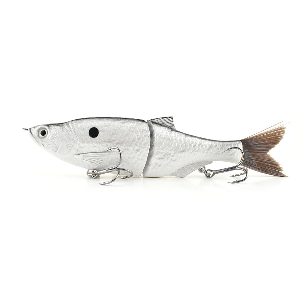 FISH PIERCING ODS 3D Multi Jointed Bait Fishing Swimbait 2 Segment Glide S Swimming Trout Fresh Water Slow Sink Fish Bait