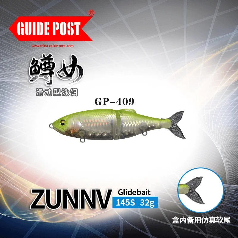 FISH PIERCING LURES 145mm/35g Slow-Sinking Pencil Lure - 2-Section Swimbait for Trout/Bass, Long Casting & Lifelike Action Glidebait