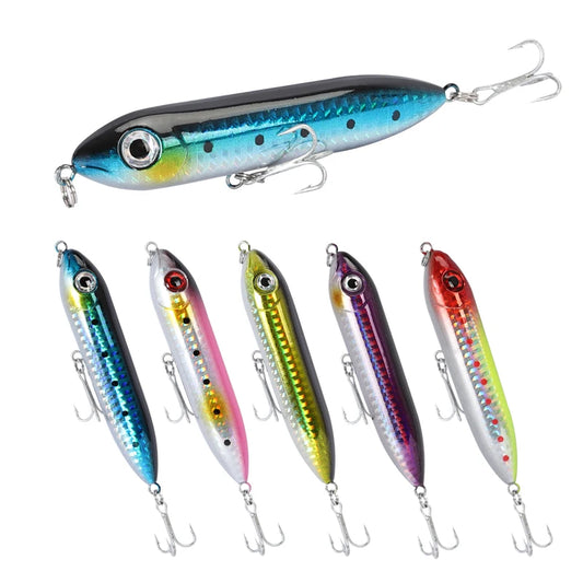 FISH PIERCING 100mm 14g Pencil Fishing Spook lures Floating Artificial Bait Hard Plastic Swimbait Pike Bass Trout Lures Fishing Tackle