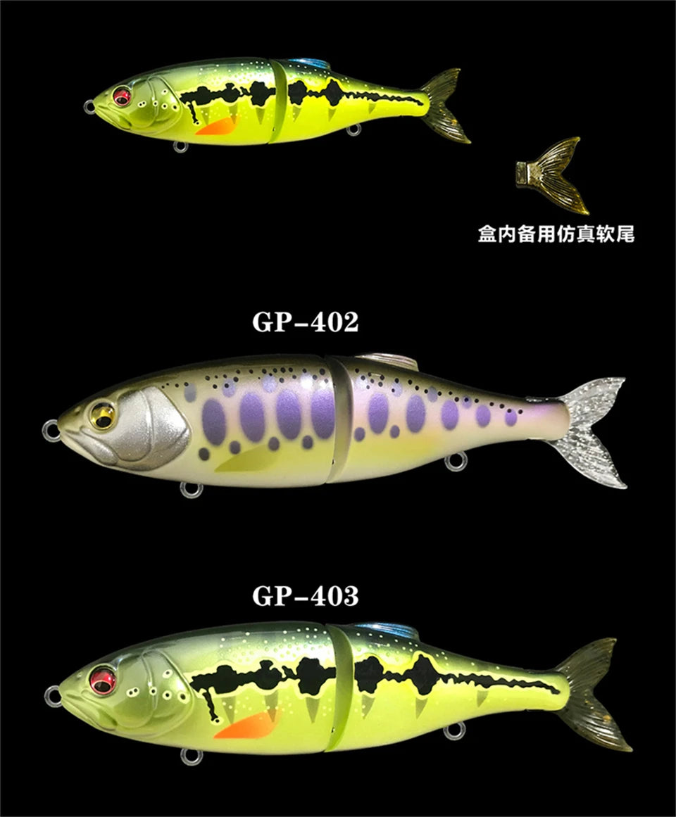 FISH PIERCING LURES 145mm/35g Slow-Sinking Pencil Lure - 2-Section Swimbait for Trout/Bass, Long Casting & Lifelike Action Glidebait