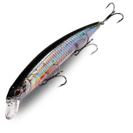 FISH PIERCING LURES Suspension Minnow 14cm 24g Fishing Lure Top Water Weight System Hard Pesca Strong Treble Hooks Wobbler Jerkbait Swimbait Bait