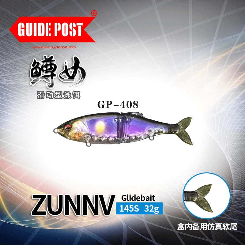 FISH PIERCING LURES 145mm/35g Slow-Sinking Pencil Lure - 2-Section Swimbait for Trout/Bass, Long Casting & Lifelike Action Glidebait