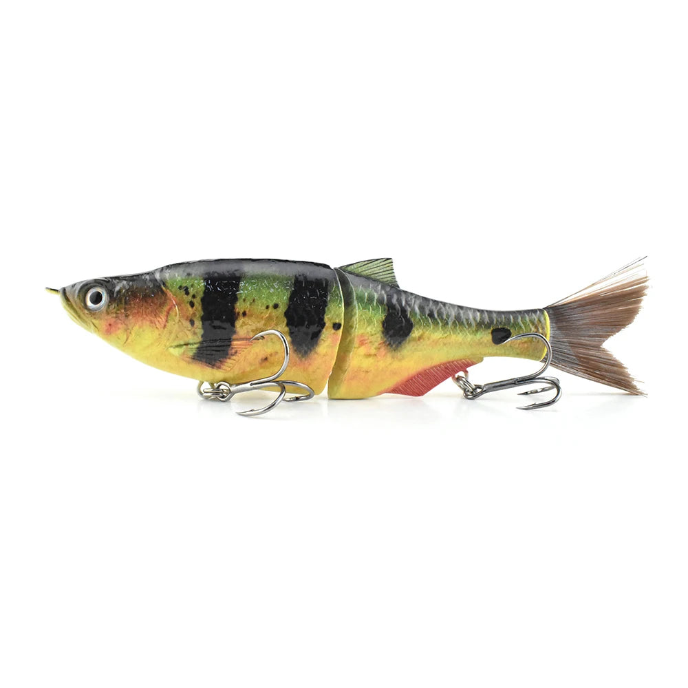 FISH PIERCING ODS 3D Multi Jointed Bait Fishing Swimbait 2 Segment Glide S Swimming Trout Fresh Water Slow Sink Fish Bait