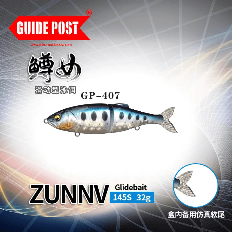 FISH PIERCING LURES 145mm/35g Slow-Sinking Pencil Lure - 2-Section Swimbait for Trout/Bass, Long Casting & Lifelike Action Glidebait