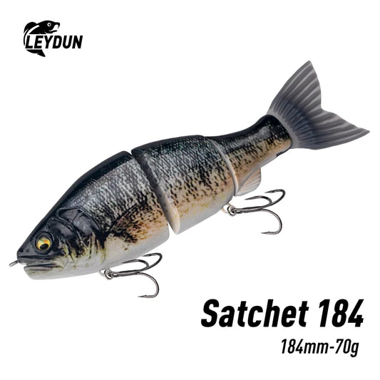 FISH PIERCING LURES  184mm 2.5OZ Joint Body Glide Swimbaits Floating  Powerful S-shaped Big Hard Baits Bass