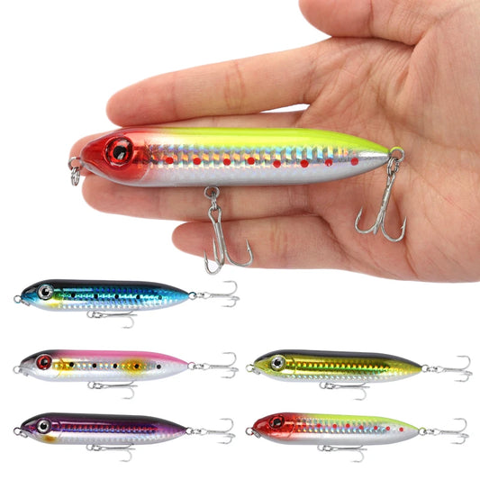 FISH PIERCING 100mm 14g Pencil Fishing Spook lures Floating Artificial Bait Hard Plastic Swimbait Pike Bass Trout Lures Fishing Tackle
