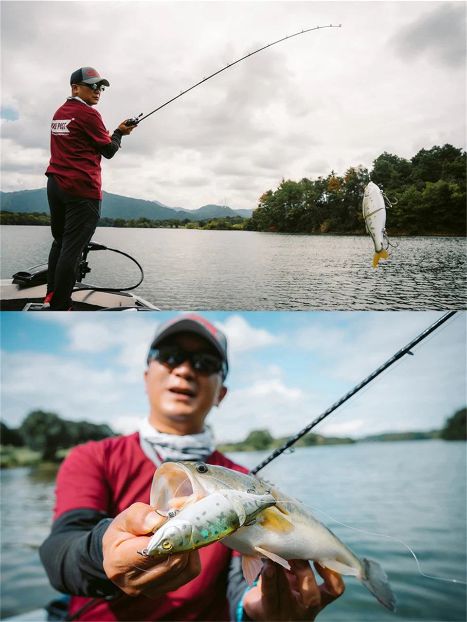 FISH PIERCING LURES 145mm/35g Slow-Sinking Pencil Lure - 2-Section Swimbait for Trout/Bass, Long Casting & Lifelike Action Glidebait