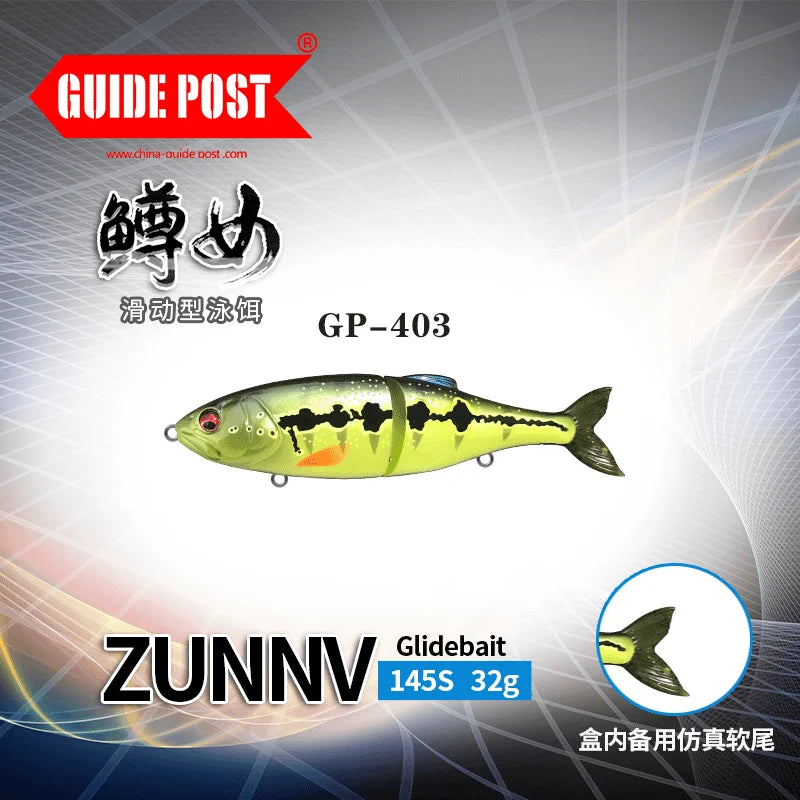 FISH PIERCING LURES 145mm/35g Slow-Sinking Pencil Lure - 2-Section Swimbait for Trout/Bass, Long Casting & Lifelike Action Glidebait