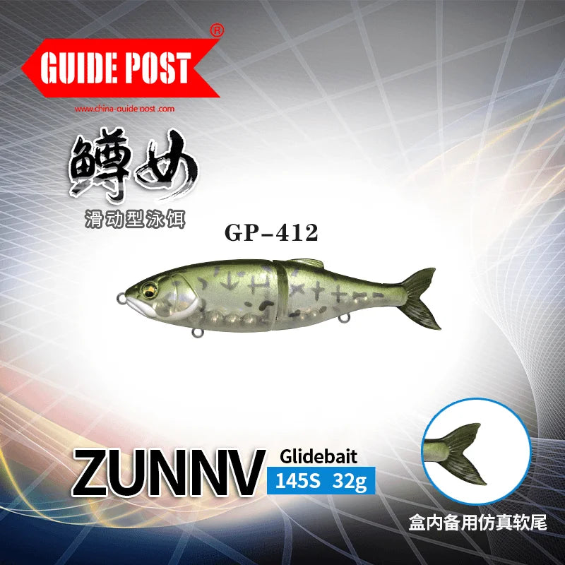 FISH PIERCING LURES 145mm/35g Slow-Sinking Pencil Lure - 2-Section Swimbait for Trout/Bass, Long Casting & Lifelike Action Glidebait